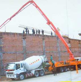 Concrete mixer truck